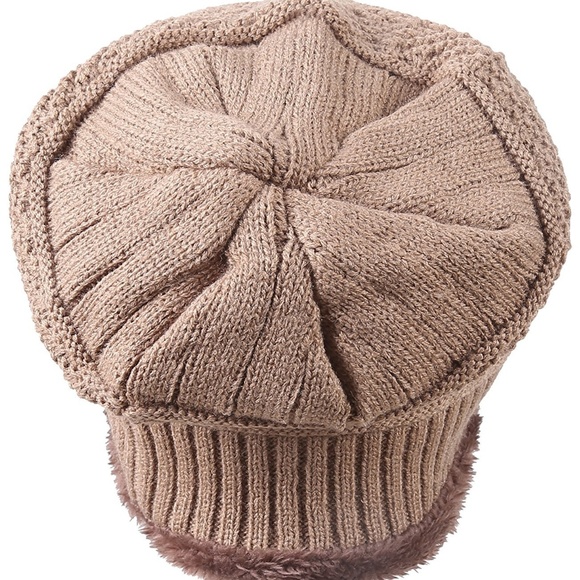 Winter Knitting Skull Cap Wool Slouchy Beanie Hat - Picture 3 of 5